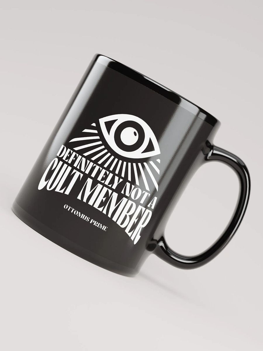 Definitely Not A Cult Member Mug (Black) product image (3)