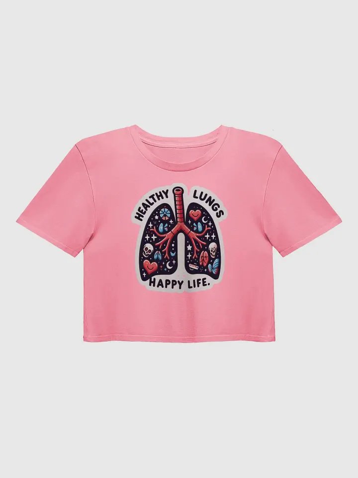Whimsical Lung Health Crop Top product image (2)