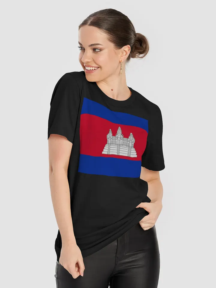 Exclusive Cambodia Flag Unisex T-Shirt - Supersoft Tee product image (1)