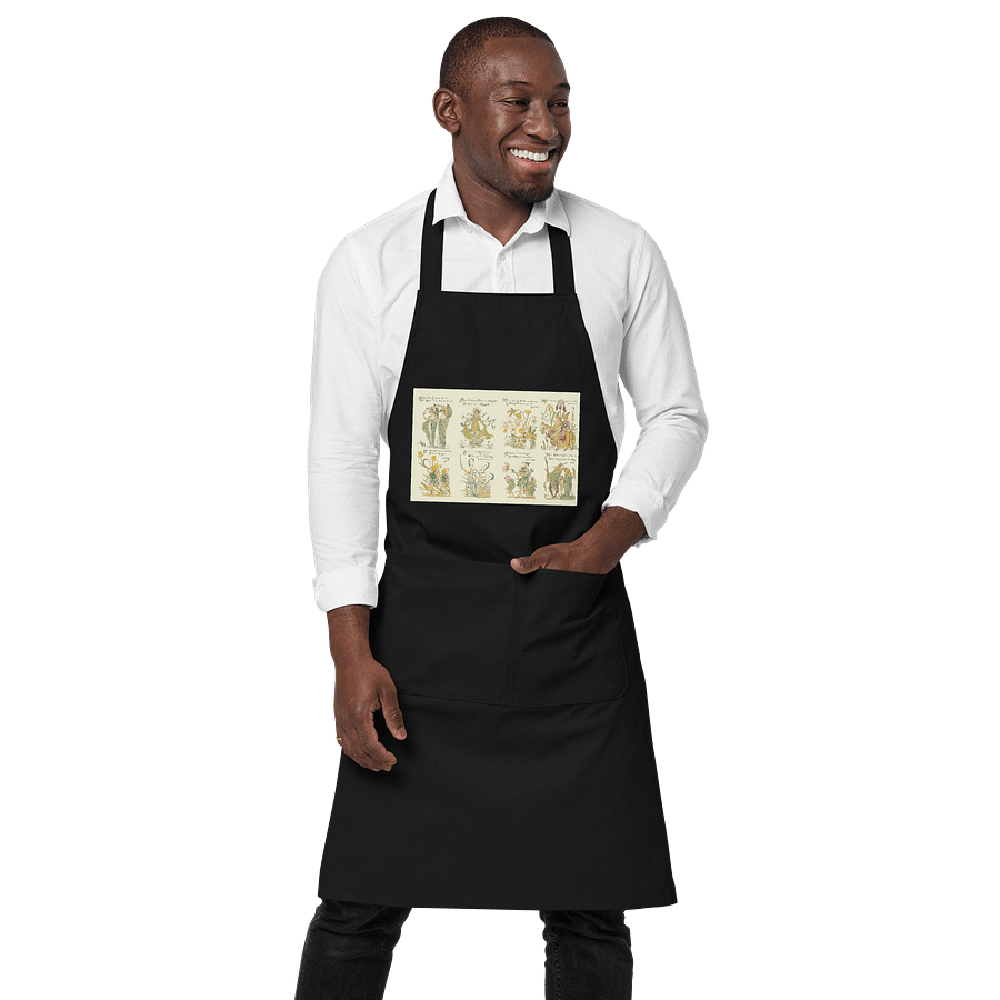 Flora’s Feast Apron – Vintage Botanical Elegance by Dr. Mac product image (1)