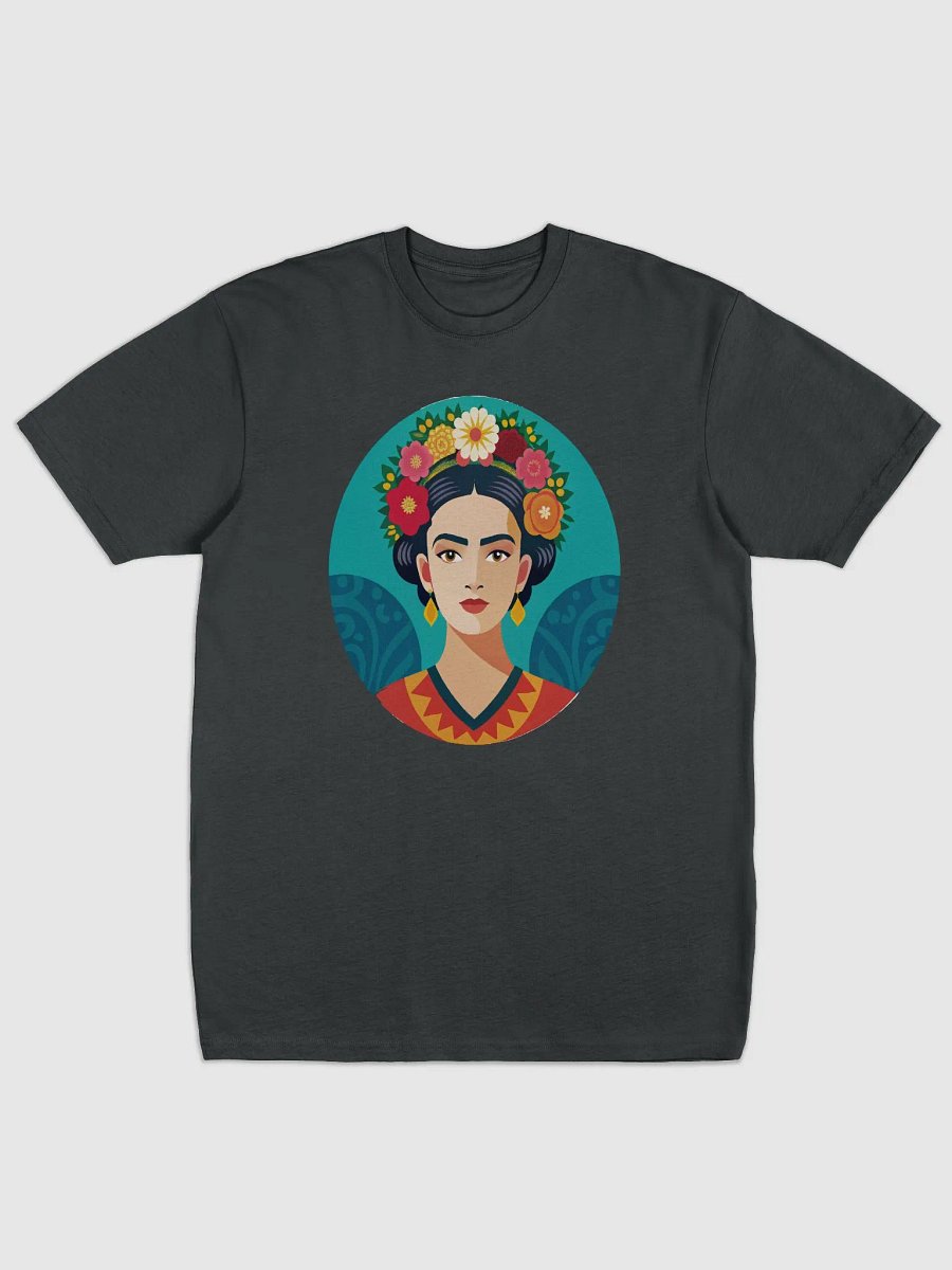 Frida Inspired Floral Portrait Tee product image (1)