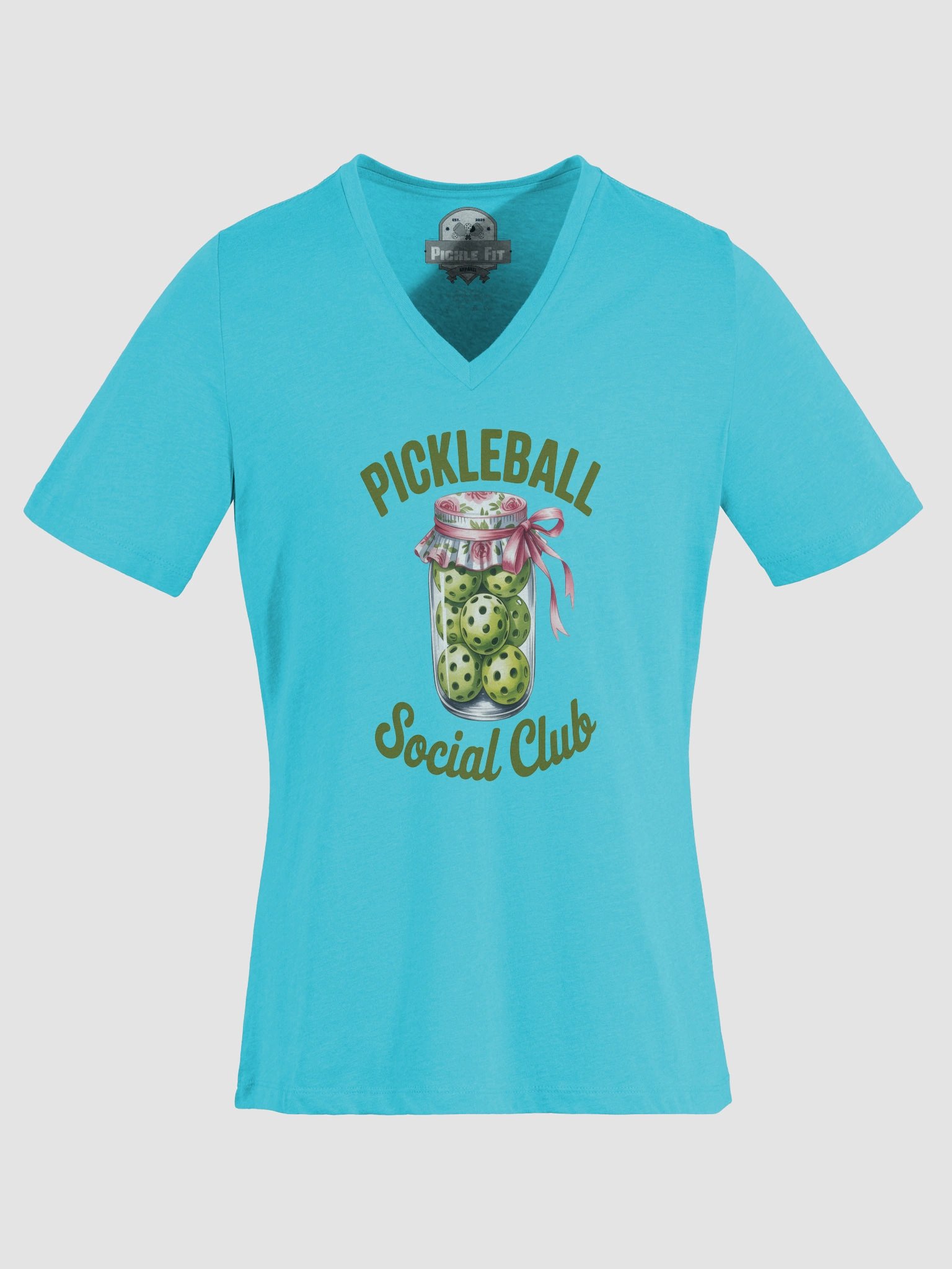 Pickle Social Club Pickle Jar V-Neck Tee product image (28)