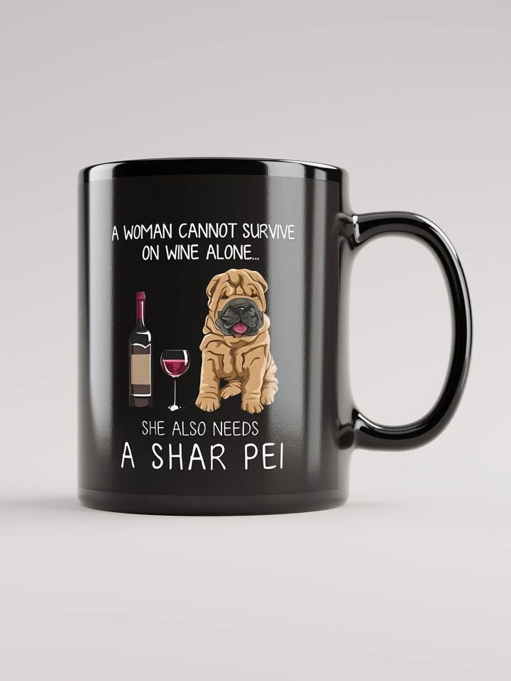 Shar Pei and Wine Lover Mug product image (1)