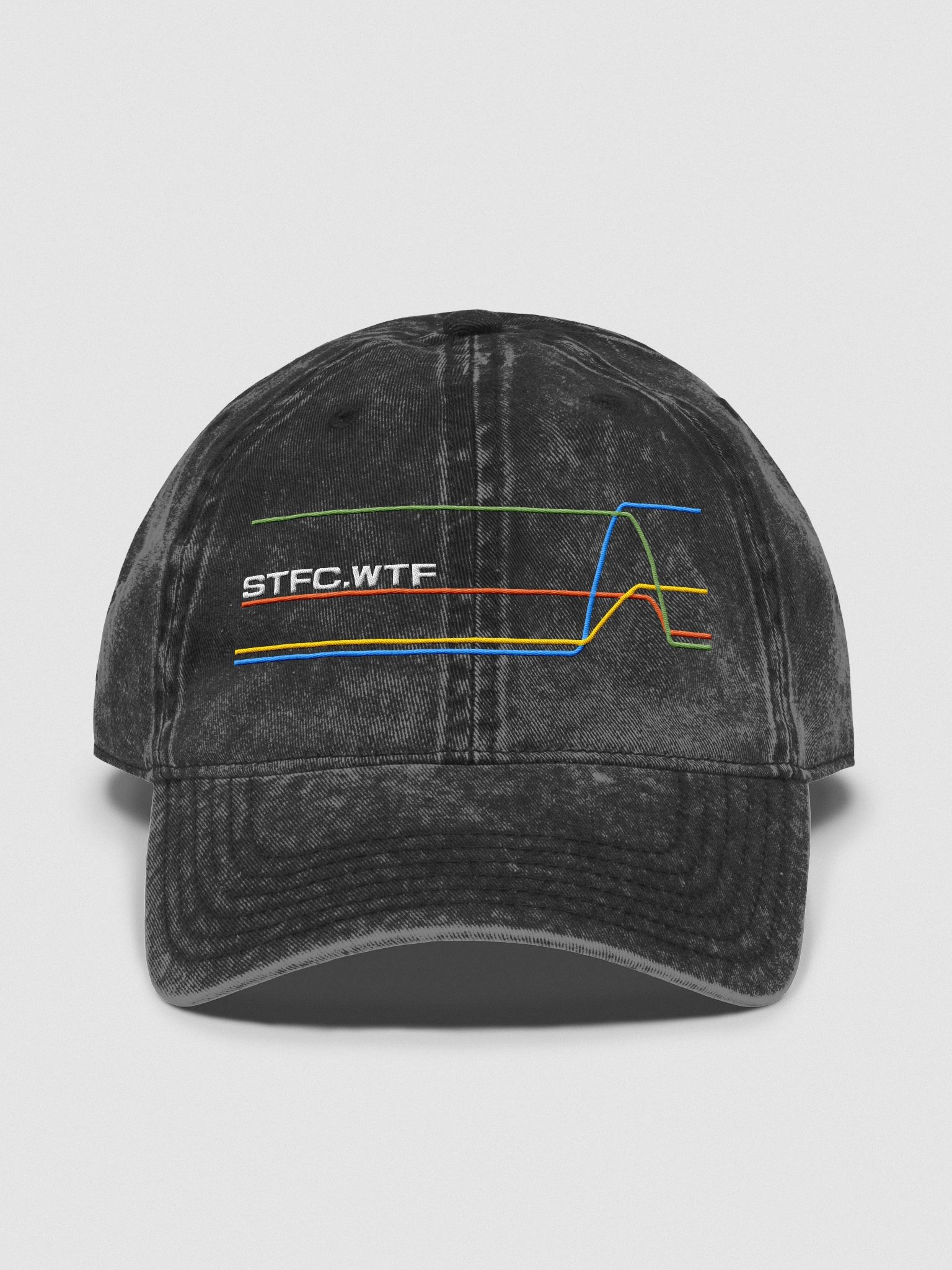 80s inspired STFC.WTF graph lines cap - special edition! product image (1)