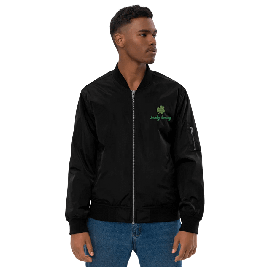 Lucky Hanny Four-Leaf Clover Bomber Jacket product image (5)