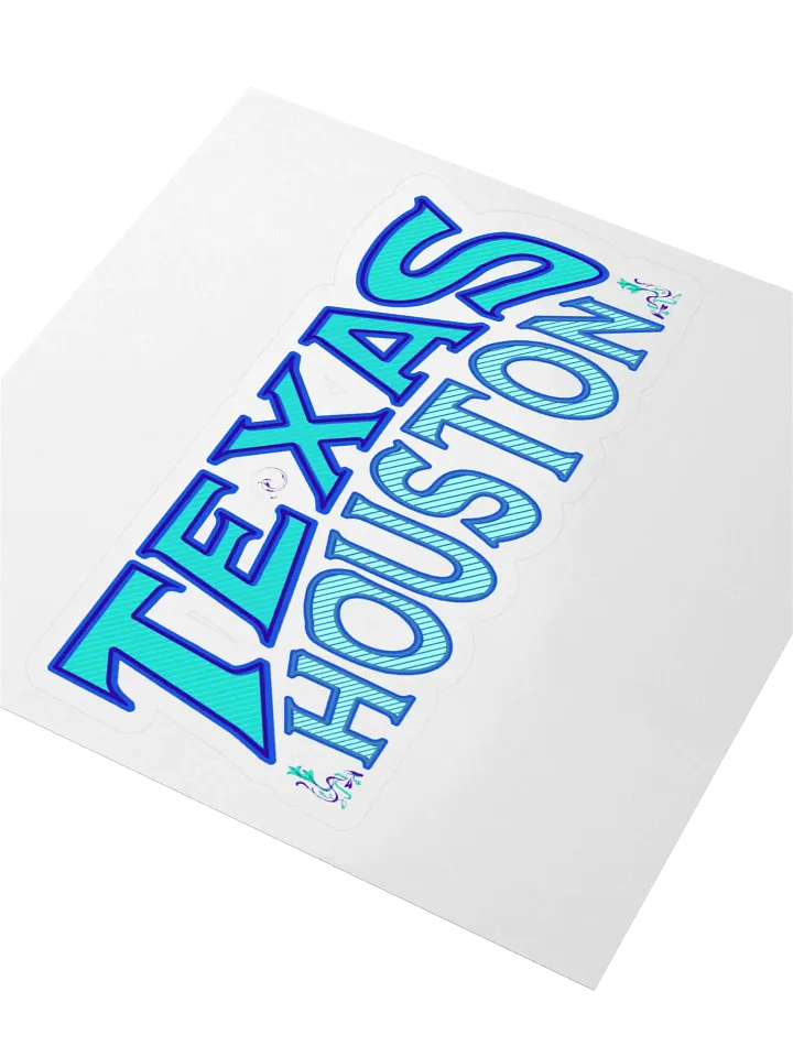 Dynamic Texas Houston Kiss-Cut Sticker product image (2)