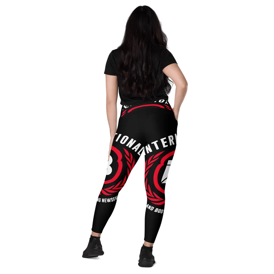 IFBNewsfeed.Org's All-Over Print Crossover Leggings with Pockets product image (10)