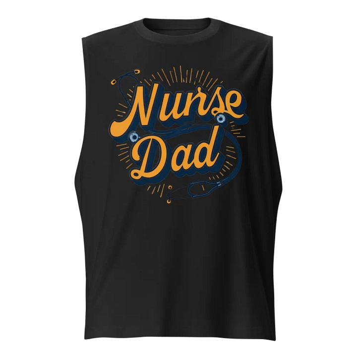 Stethoscope Dad nurse Muscle Tank product image (1)