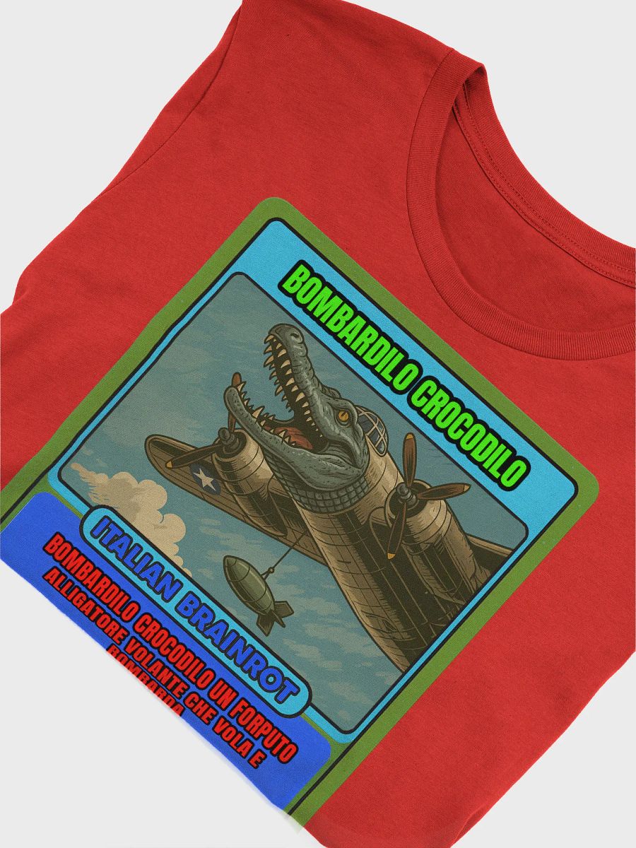 Italian Brain Rot Bombardiro Crocodilo T-shirt product image (43)