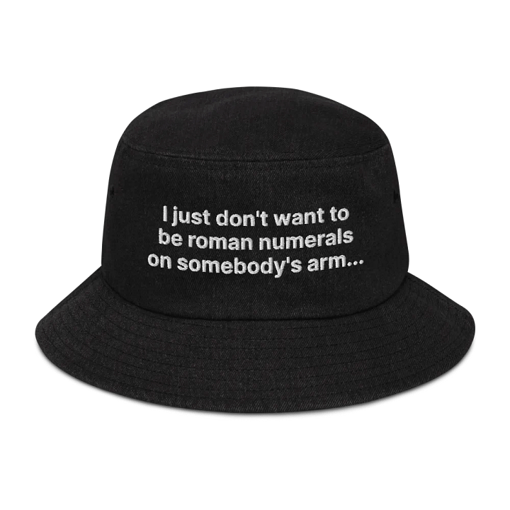 Roman Numerals Bucket Hat product image (1)