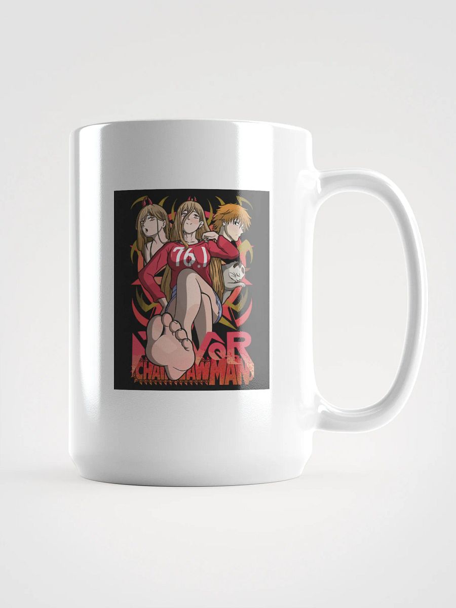Chainsaw Man Squad White Glossy Mug product image (1)