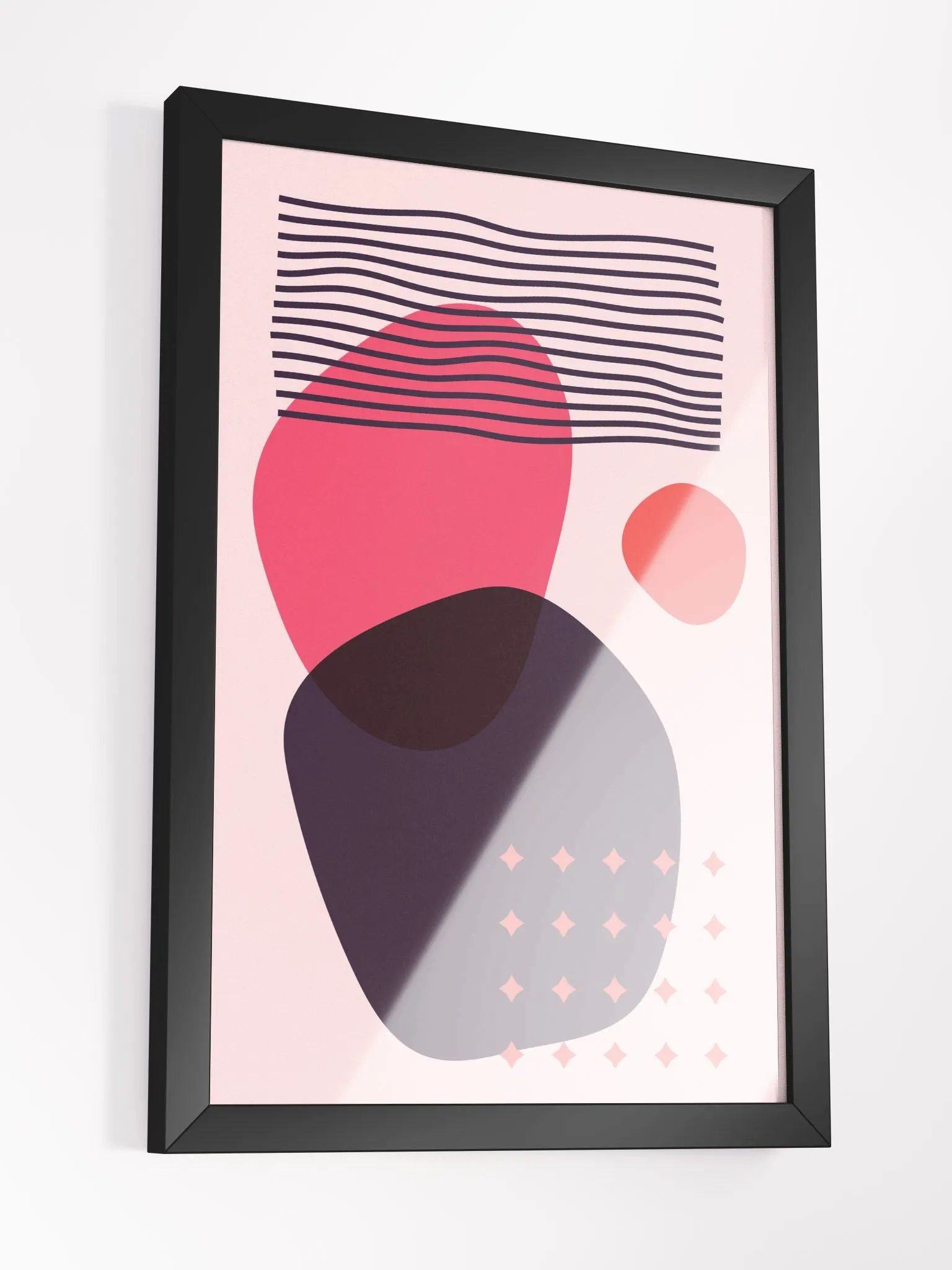 Vibrant Ayous Wood Framed Matte Poster product image (13)