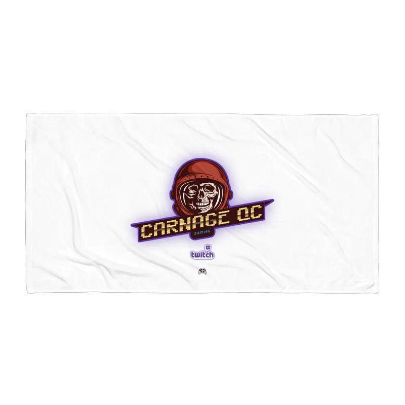 CARNAGE QC Skull Gaming Towel