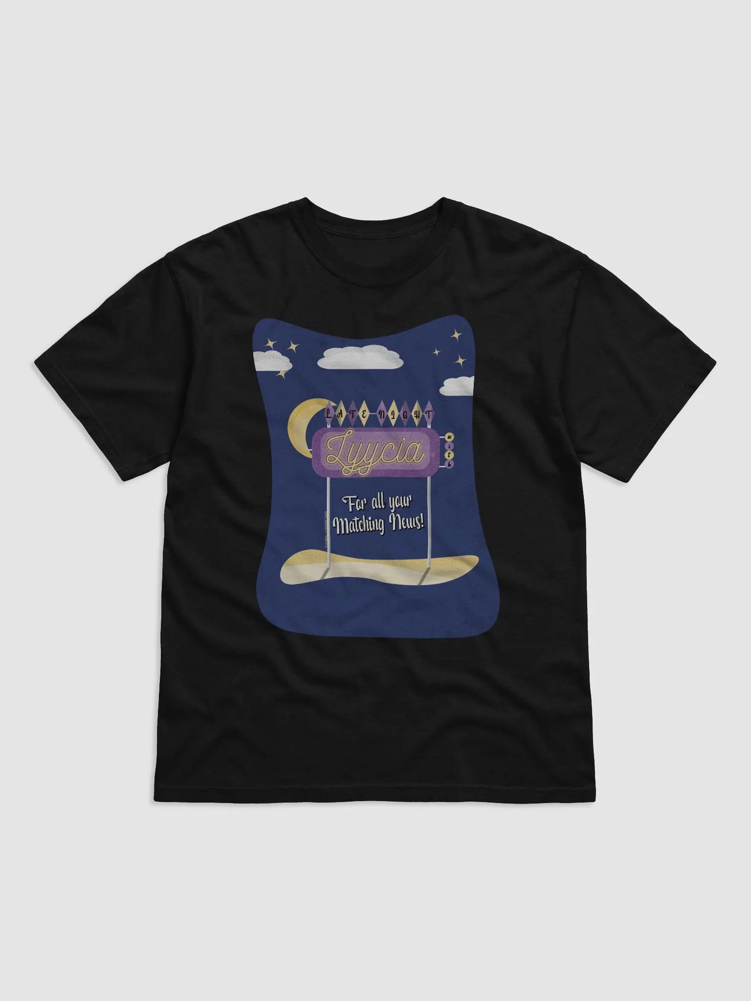 LATE NIGHTS WITH LYYCIA Tee product image (1)
