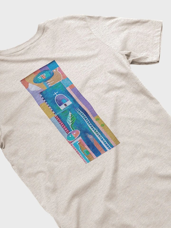 Original and Elegant Tshirt, soft colours, design also in the back product image (1)