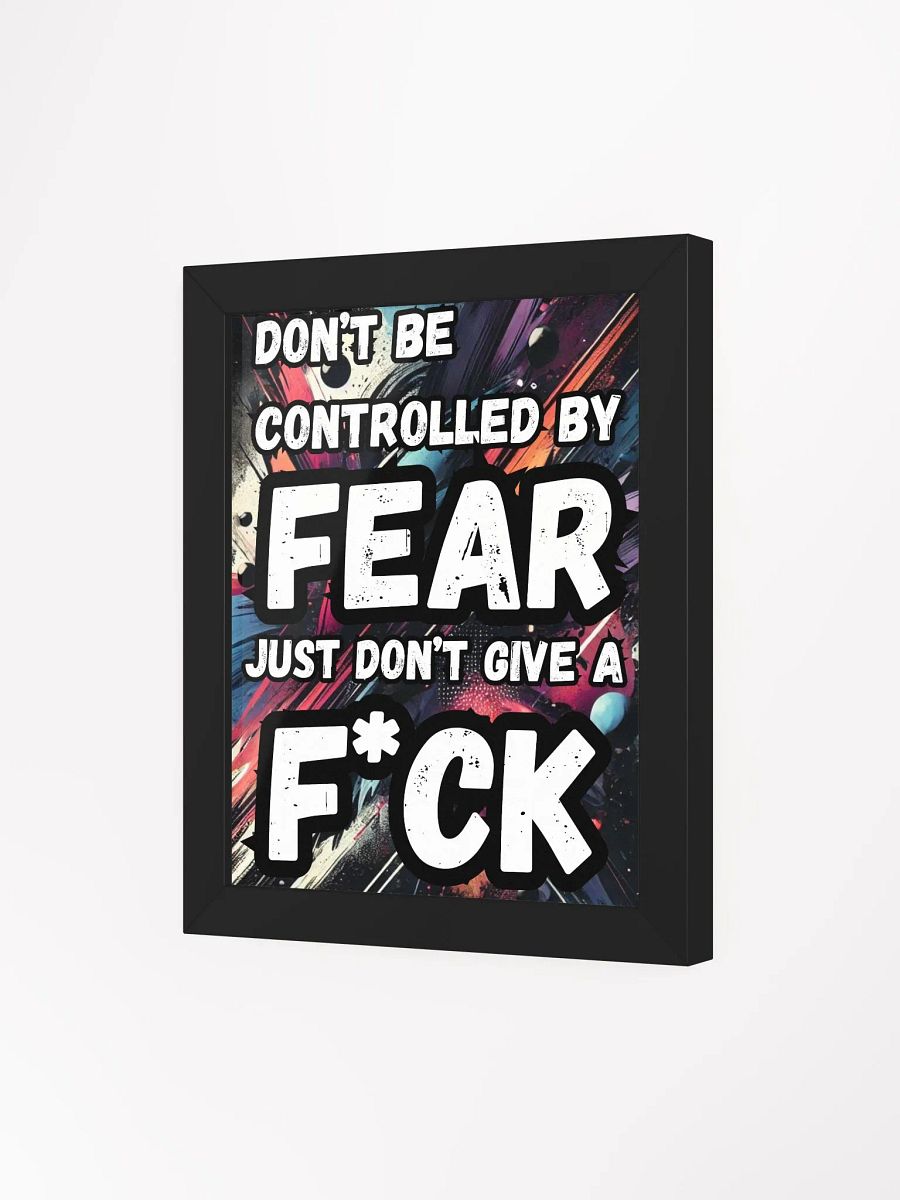 Fearless Graffiti Motivation Poster | 