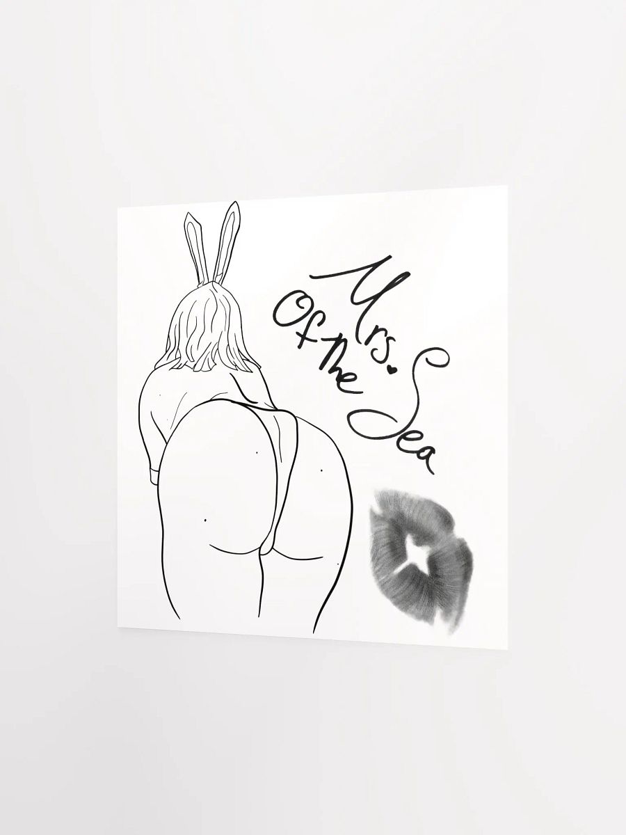 Signed NSFW Poster W/ REAL MrsOfTheSea Kiss Mark product image (6)