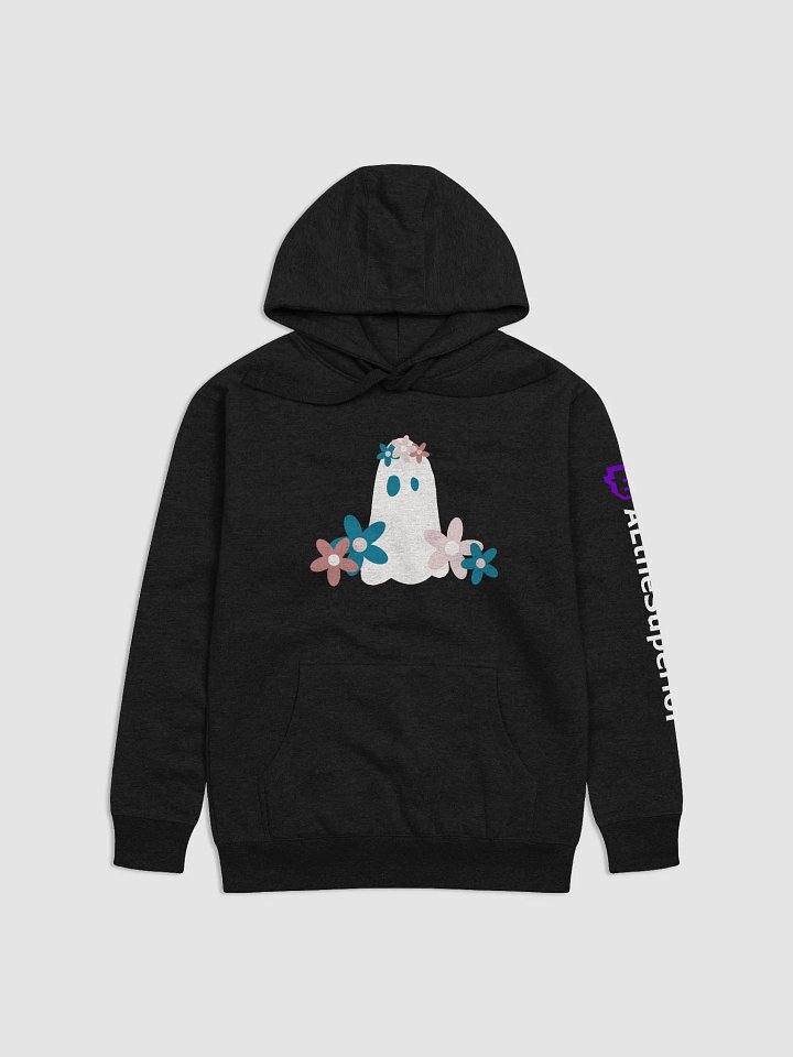 Flower Ghost Vintage Print Hoodie product image (2)