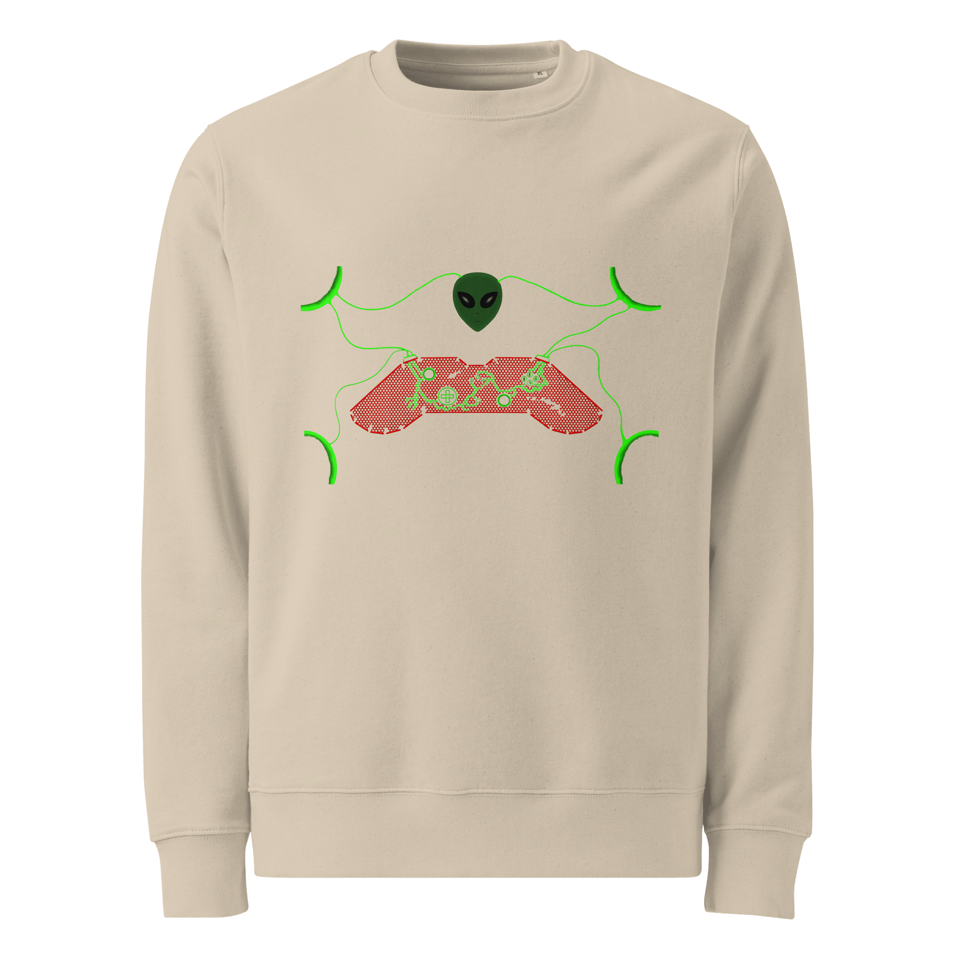 Galactic Gamer Organic Sweatshirt product image (1)