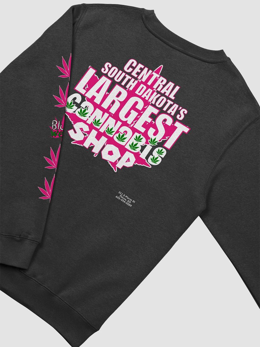 Hemp Quarters Pink Front/Read/Sleeves Black Sweat product image (4)