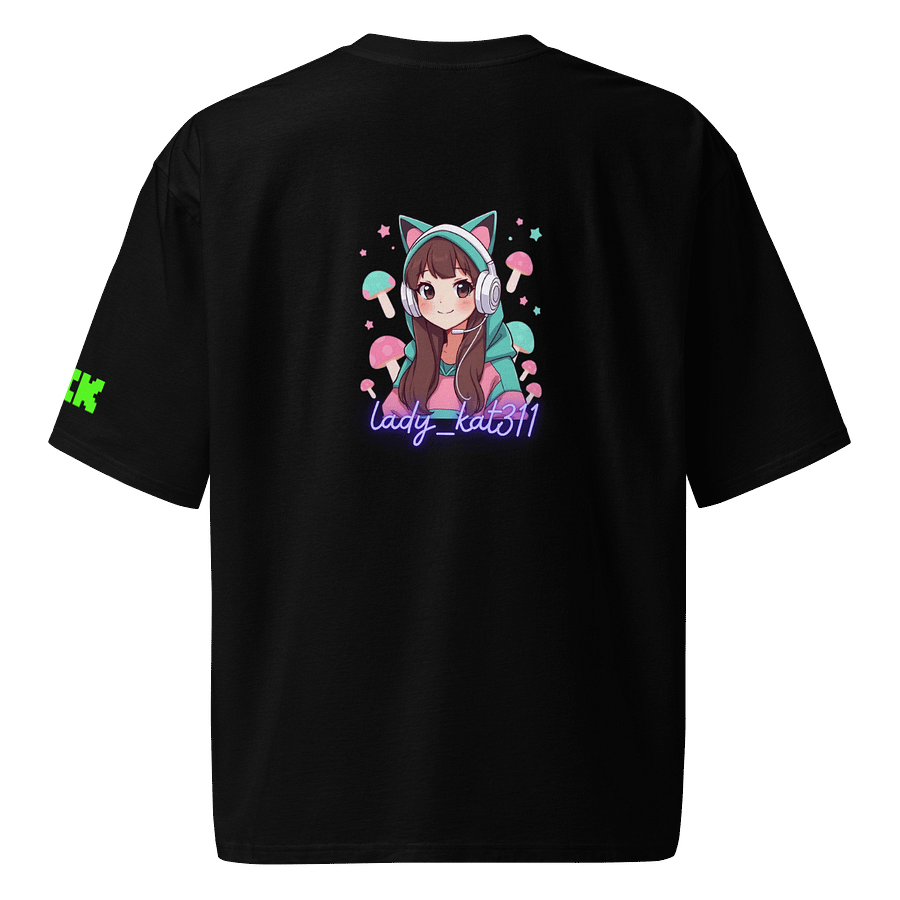 Starry Cat Beats Oversized Tee product image (3)