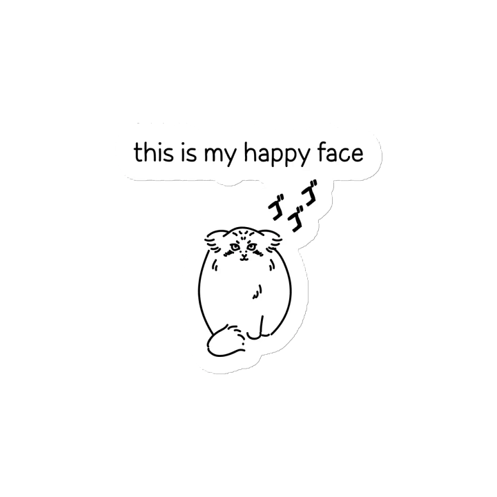 This Is My Happy Face - Magnet product image (2)