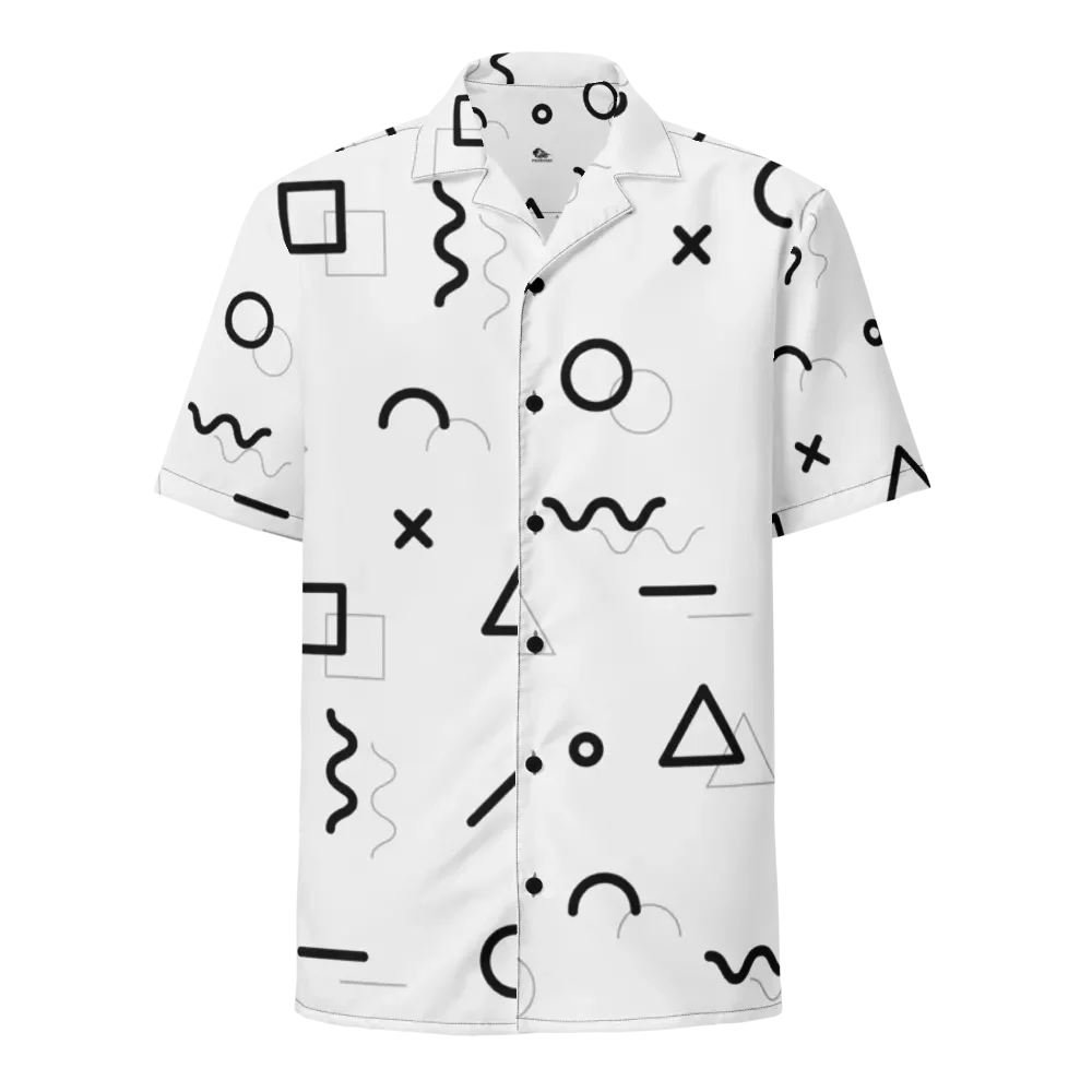 Minimalist Mosaic Breeze Hawaiian Shirt product image (1)