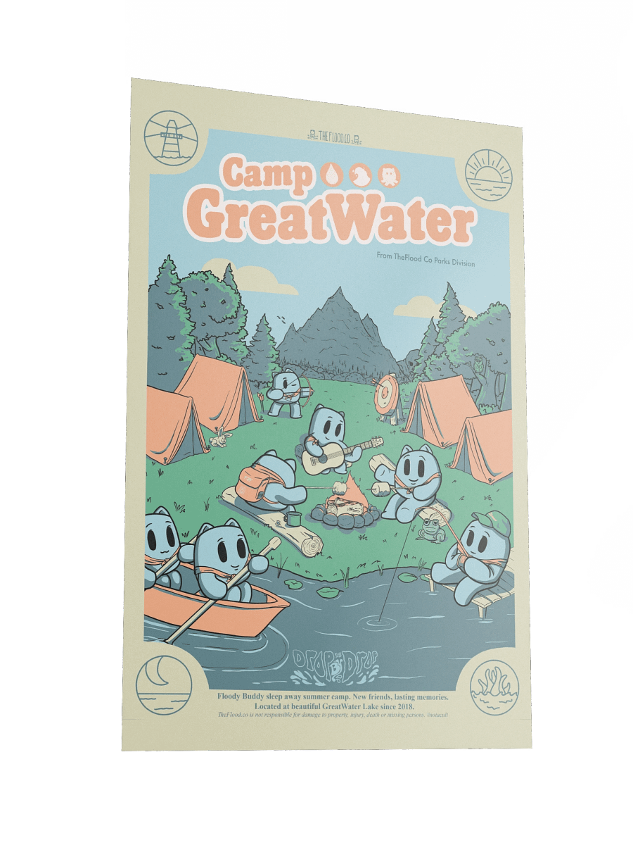 Camp GreatWater Paper Poster product image (2)