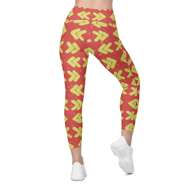 Leggings with Pockets – Seamless Geometric Pattern for Stylish Functionality product image (2)