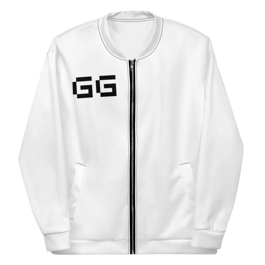 White Bomber Jacket product image (4)