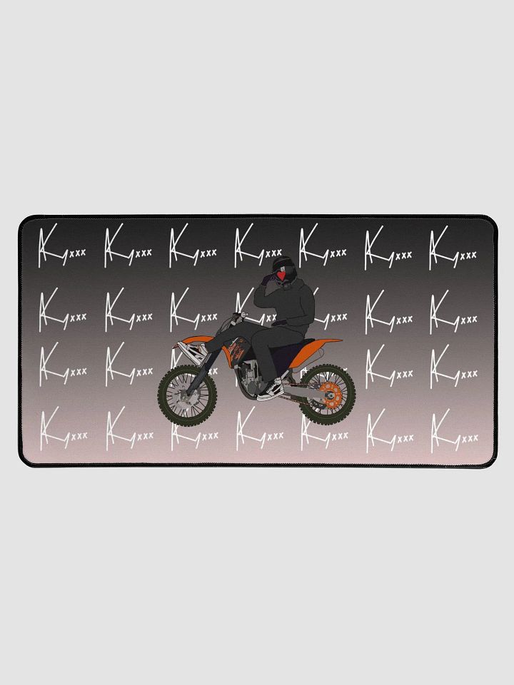 Signature backdrop w/ Heart-hand on Bike Front and Center L product image (1)