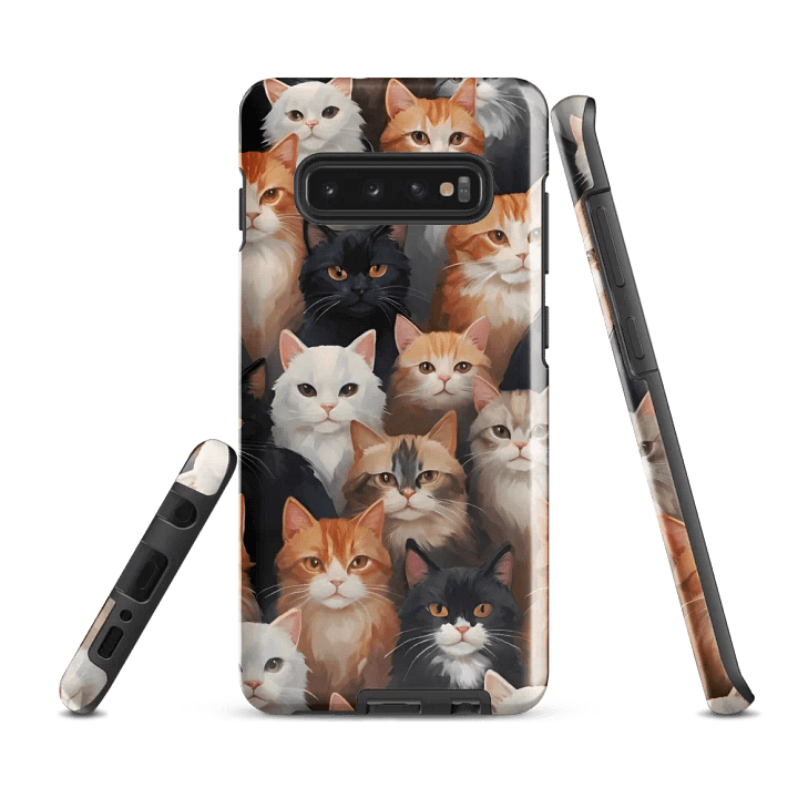 Purrfectly Adorable Cat Lovers Samsung Galaxy Case product image (3)