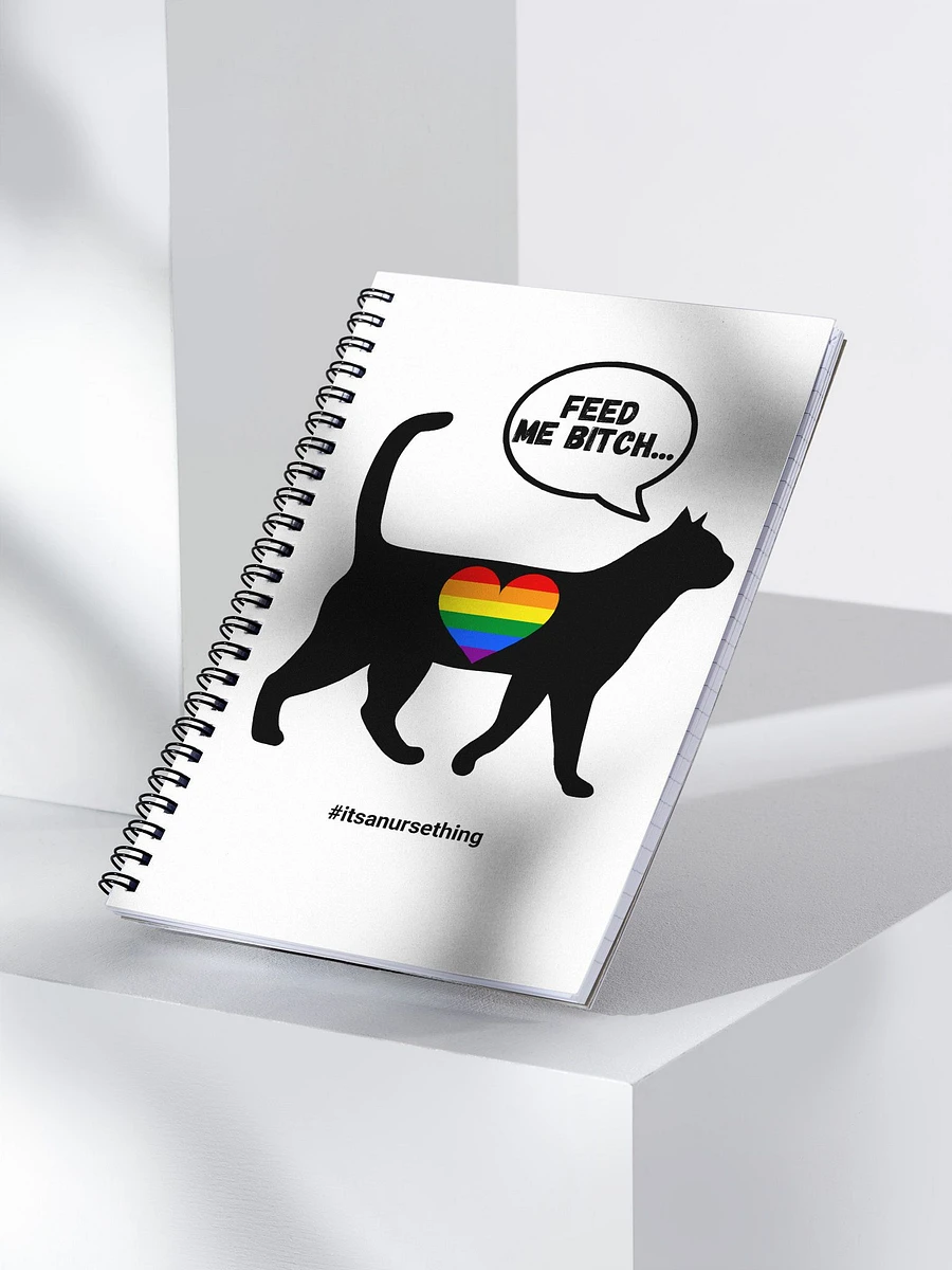 LGBTQ+ Nurse Notebook Pussycat Rainbow product image (3)