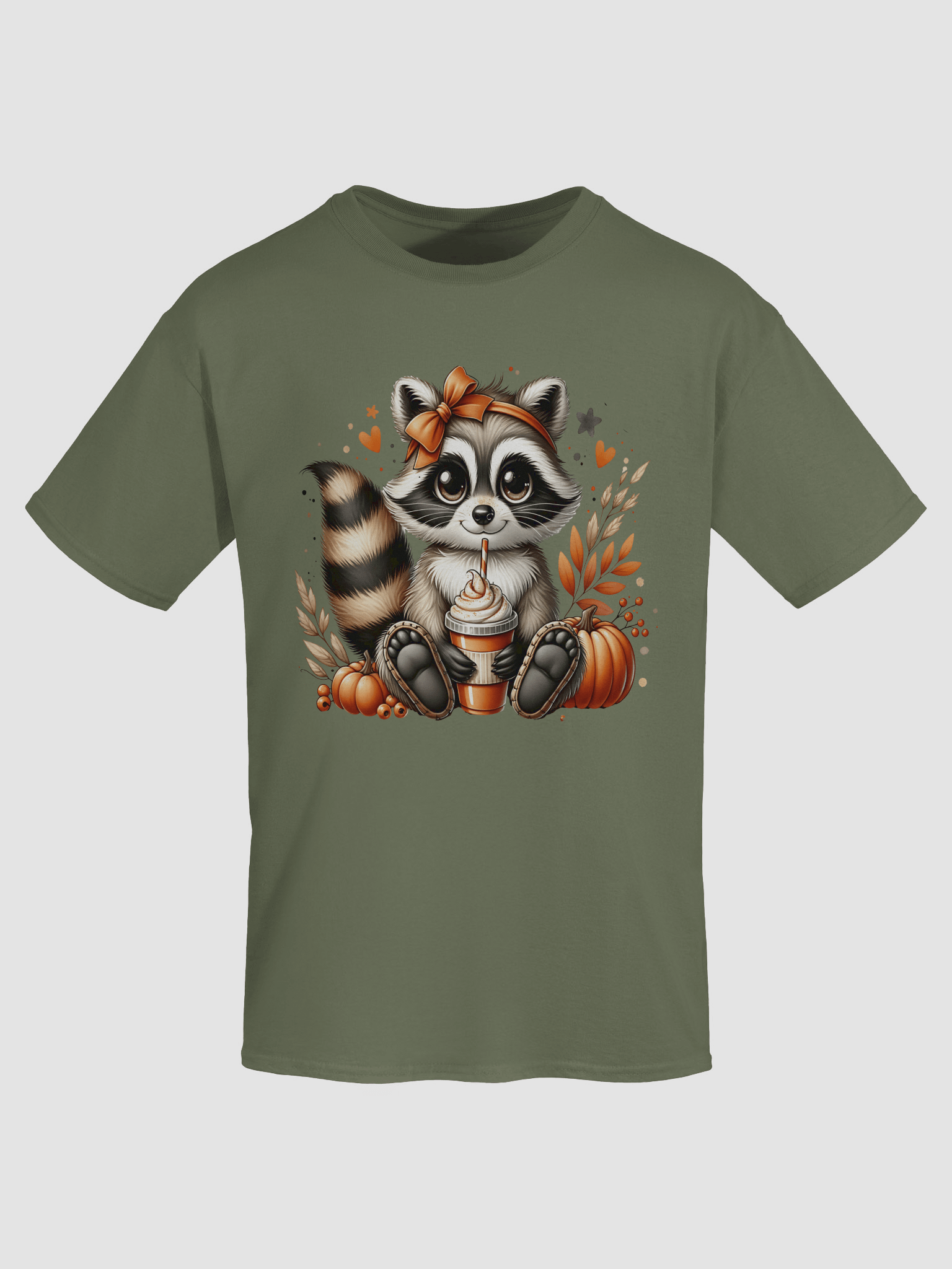 Raccoon Pumpkin Spice Tee product image (55)