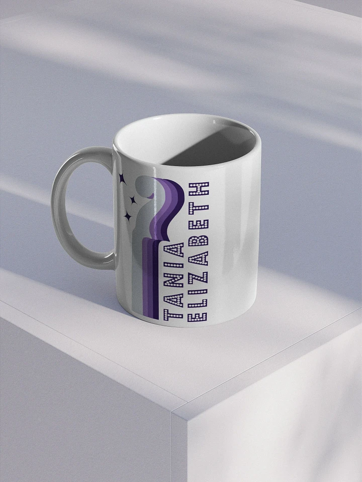 Ceramic Coffee Mug with Tania Elizabeth Four Fiddles Logo product image (1)