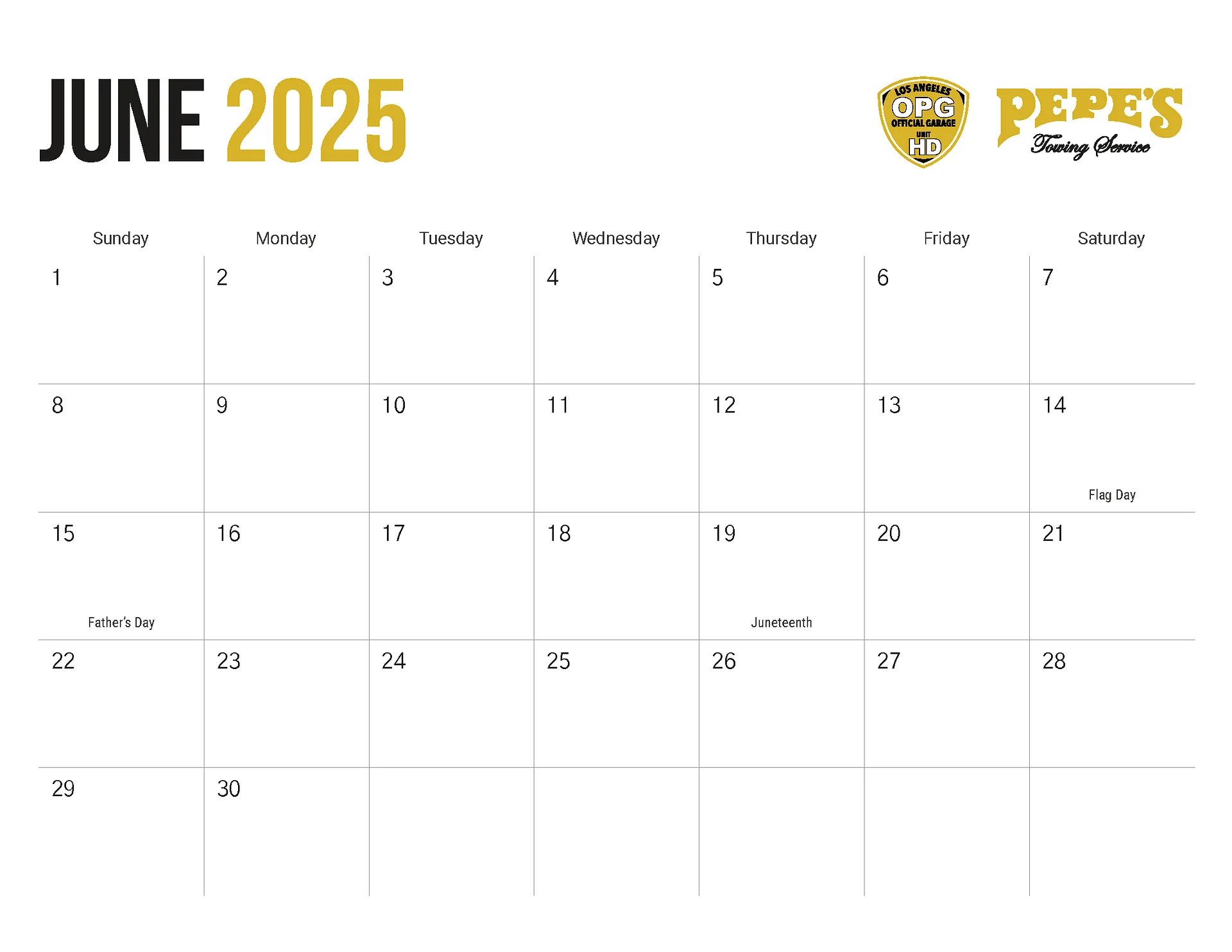 2025 Pepes Calendar product image (4)