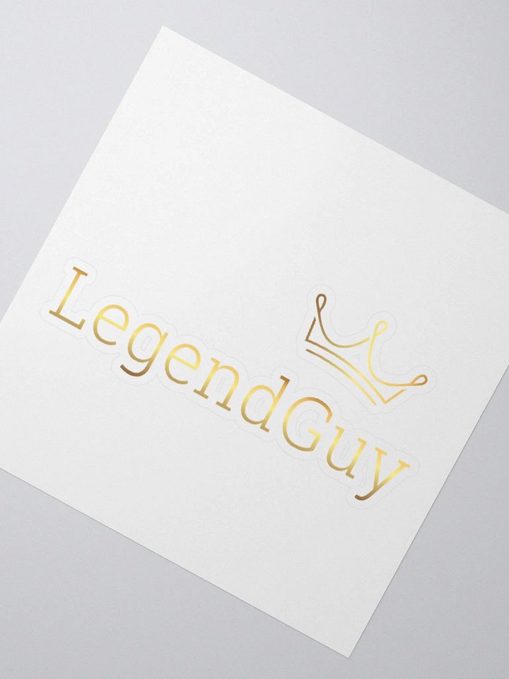 Golden Crown Kiss Cut Stickers product image (7)