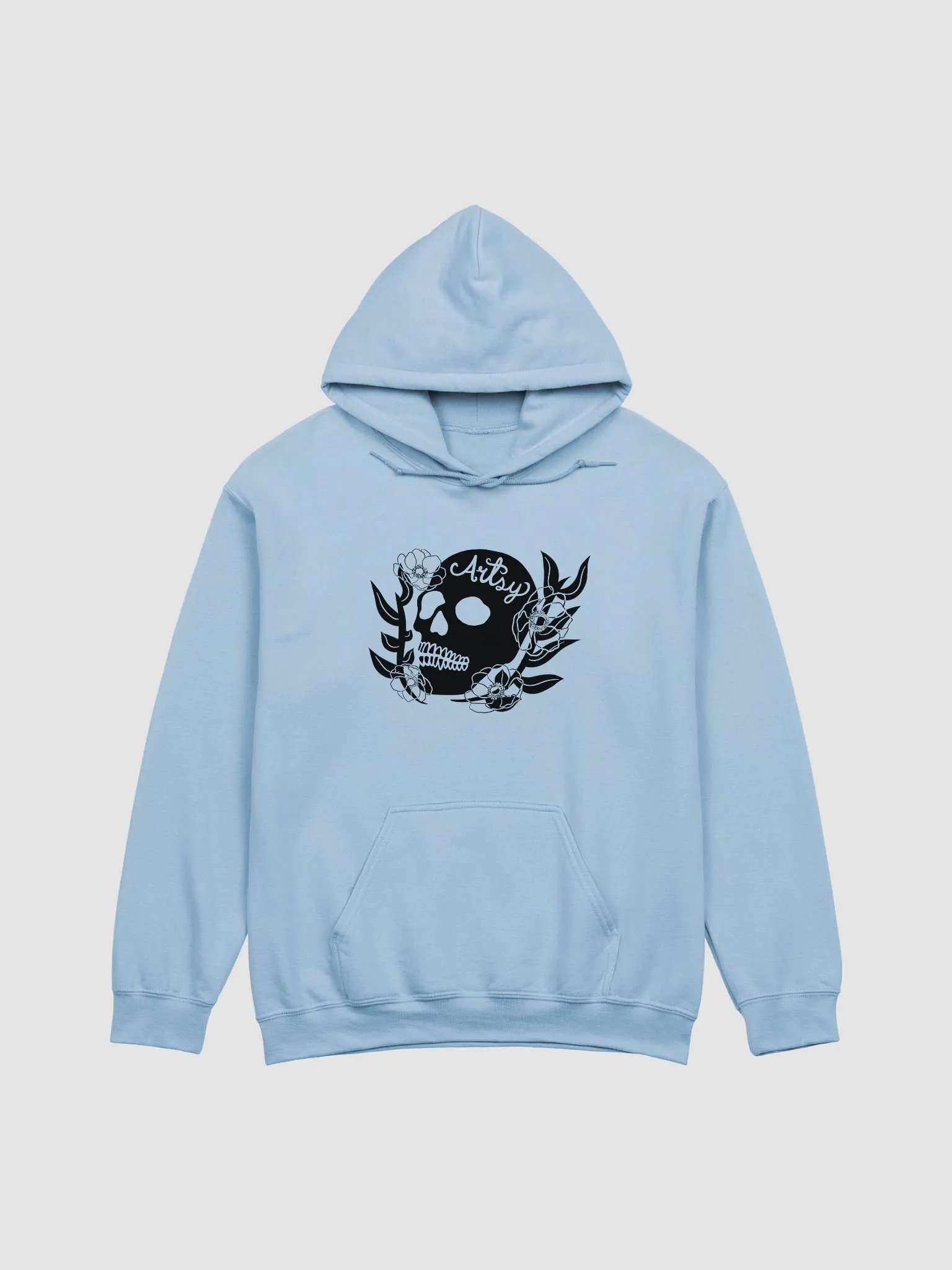 Overgrown Artsy Skull Hoodie product image (1)