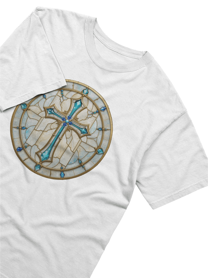 Divine Cross Stained Glass T-Shirt product image (2)
