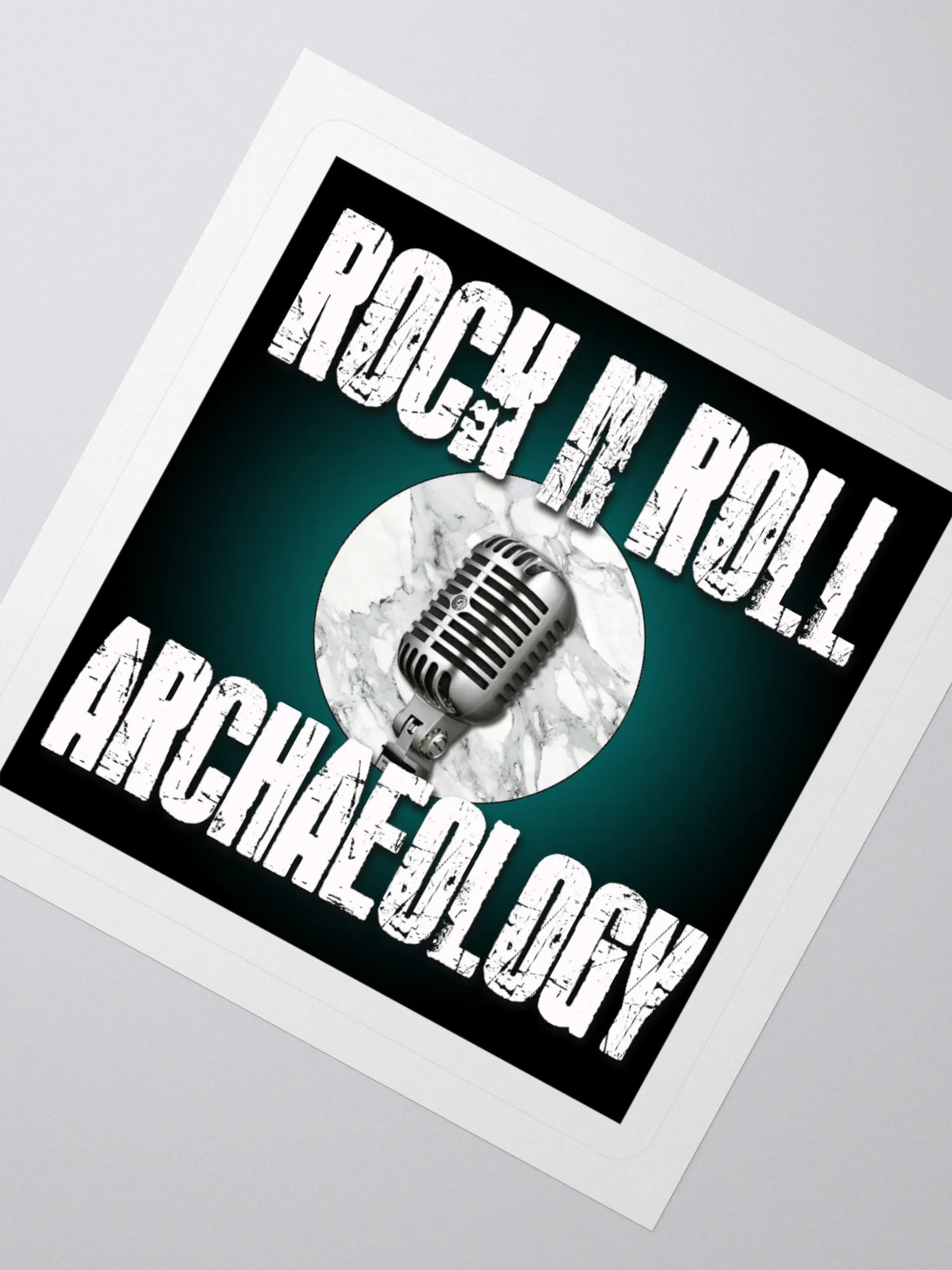 Vintage Rock N Roll Archaeology Kiss Cut Stickers product image (5)