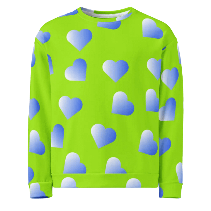 Love Pattern 2 All Over Print Unisex Sweatshirt product image (1)