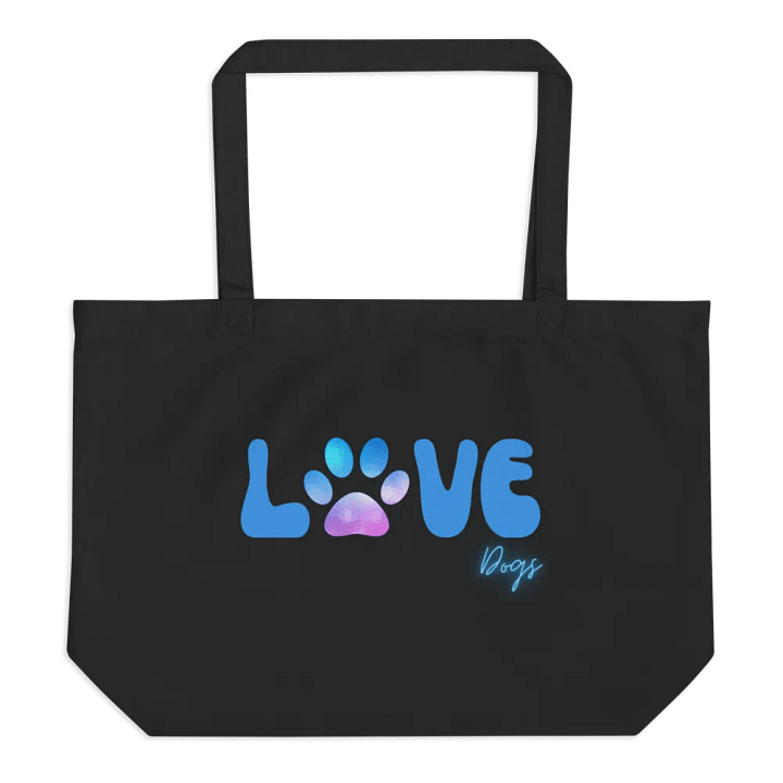Pawfect Love Dogs Organic Canvas Tote product image (1)