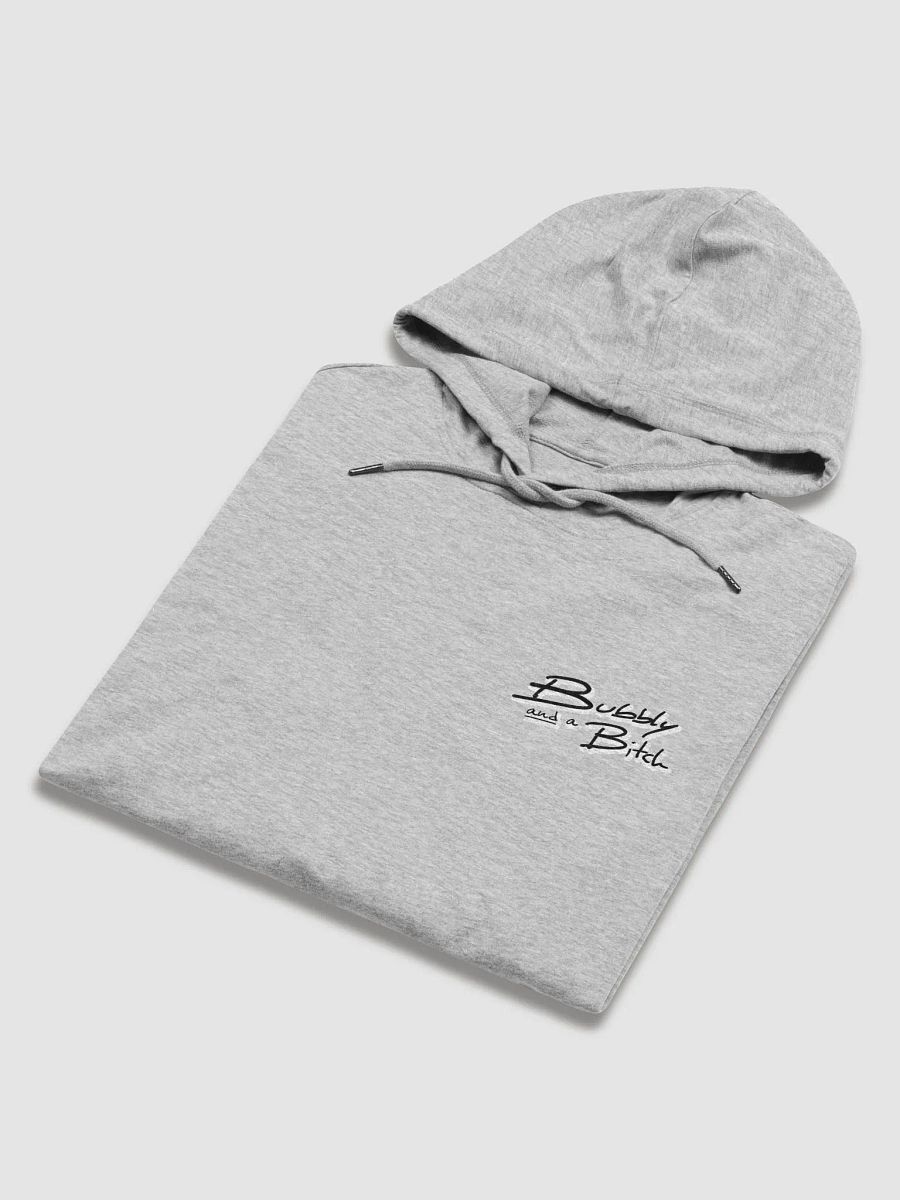 Bubbly and a B*tch (sm. shadow design) printed unisex lightweight hoodie product image (6)
