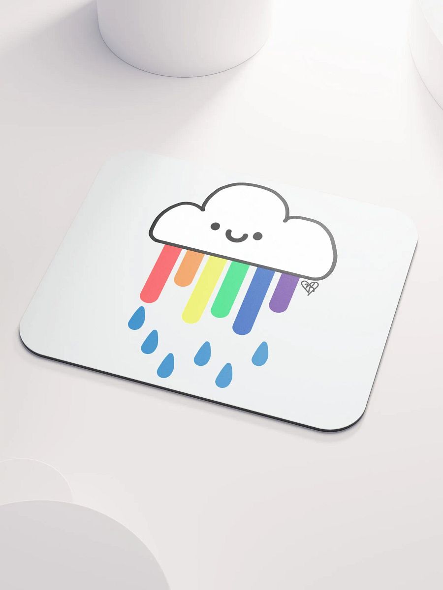 Rainbow Rain Cloud Mouse Pad product image (3)