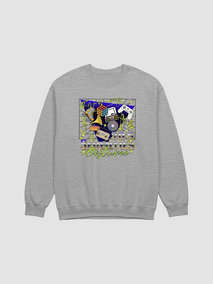 This Is My 70s Costume Retro Nostalgia Crewneck Sweatshirt product image (21)