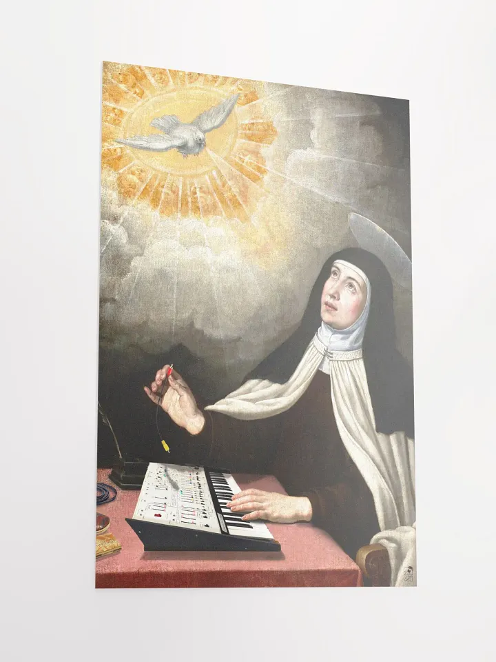 Santa Teresa de Odyssey (ARP Odyssey) by Frank Fonik, Techno EDM Matte Paper Poster product image (2)
