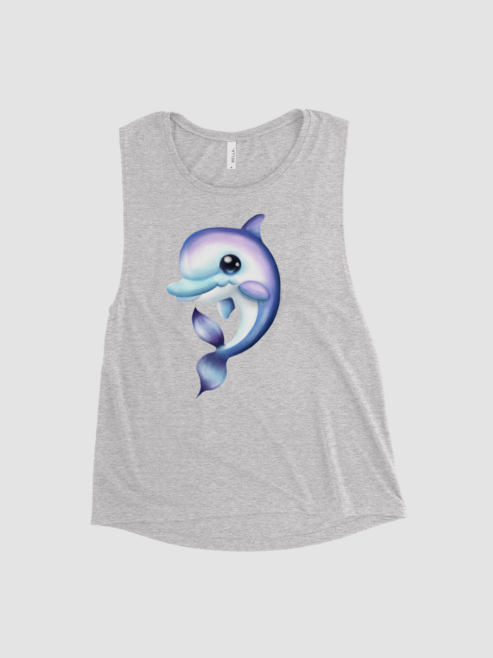 Dolphin Cutie Women's Muscle Tank product image (2)