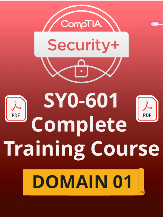 CompTIA Security+ (SY0-601) - Domain 1: Threats, Attacks, and Vulnerabilities product image (1)