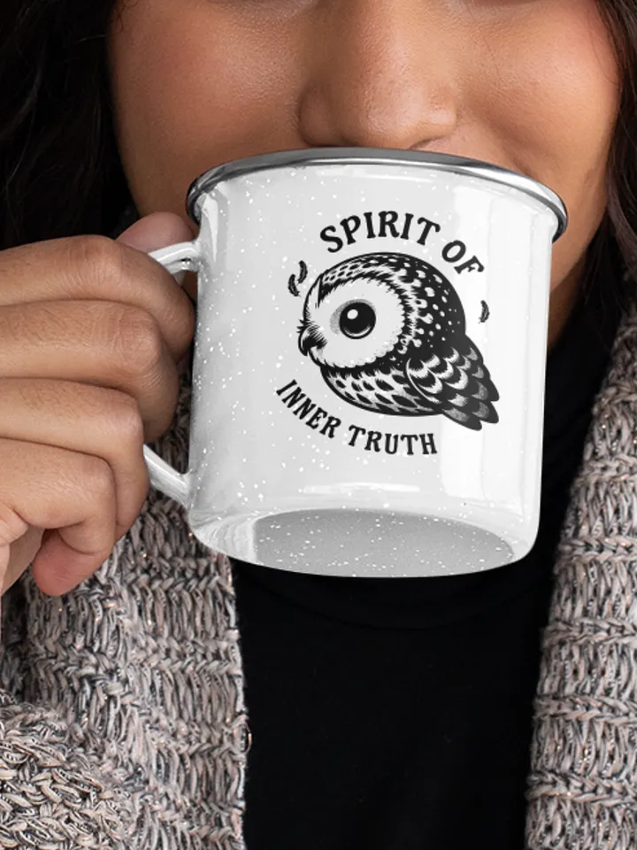 Spirit of Inner Truth Owl Enamel Mug product image (2)