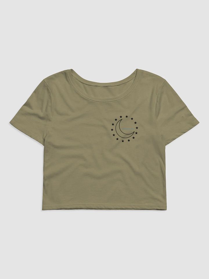 Moon & Stars Cropped Tee - Blue product image (1)